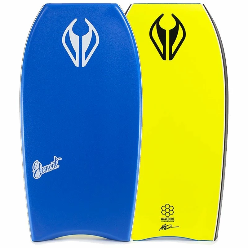 Pack Bodyboard NMD Element PE HD - Royal Blue / Fluro Yellow + Leash + Housse 3 Pack Bodyboard NMD Element PE HD - Royal Blue / Fluro Yellow + Leash + Housse