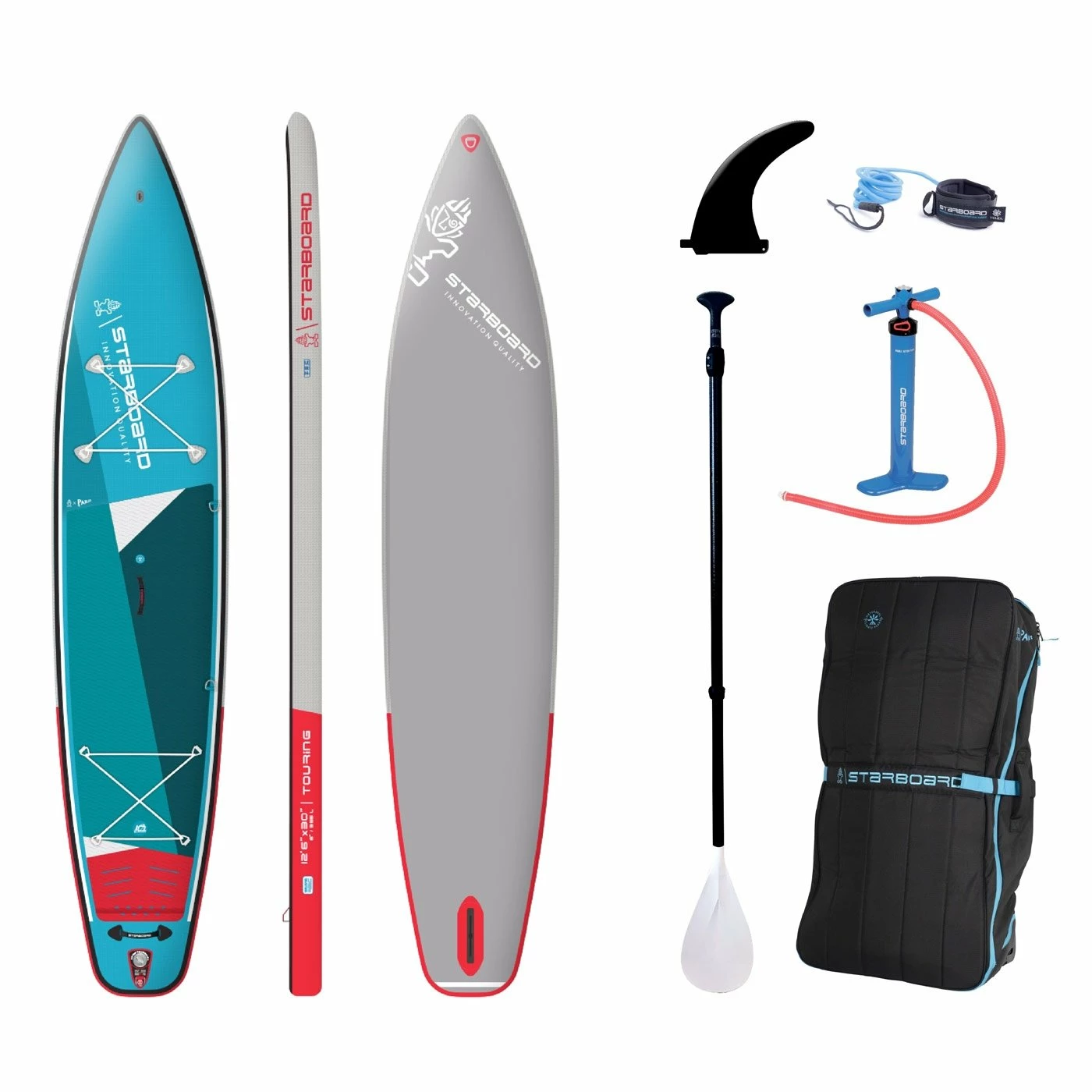 Pack SUP Starboard Pack Gonflable Touring Zen SC 2021 - 12'6'' 3 Pack SUP Starboard Pack Gonflable Touring Zen SC 2021 - 12'6''
