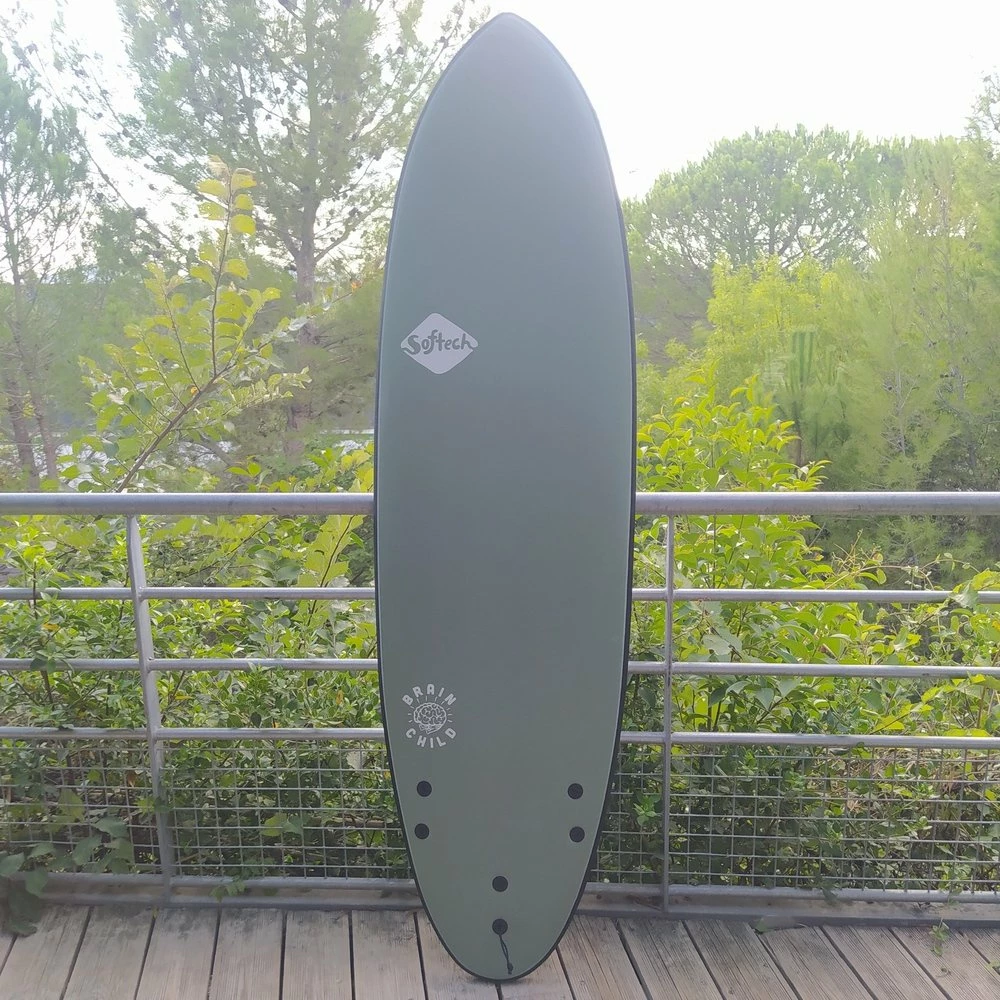 Board De Surf Softech Occasion Hybride - Brainchild 2022 (mousse) 3 Board De Surf Softech Occasion Hybride - Brainchild 2022 (mousse)