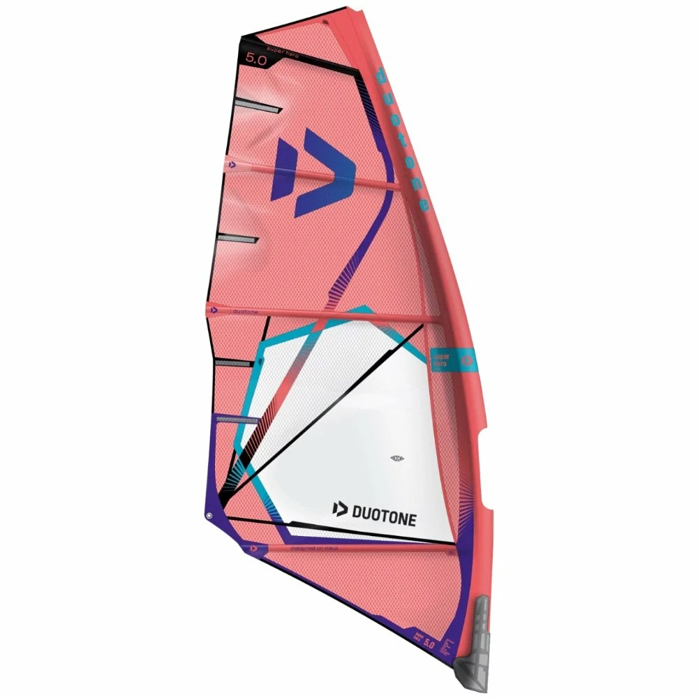 Voile De Windsurf Duotone Super Hero Coral 3 Voile De Windsurf Duotone Super Hero Coral