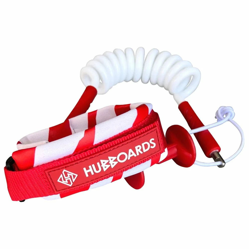 Leash Bodyboard Hubb Hubb Comp Bicep White 3 Leash Bodyboard Hubb Hubb Comp Bicep White