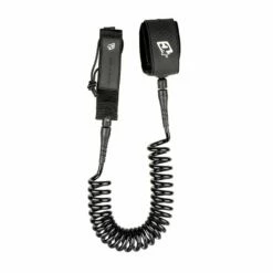 Leash SUP Creatures Of Leisure Relliance SUP Ankle Coil - Black / Black - 10'0" / 305 Cm