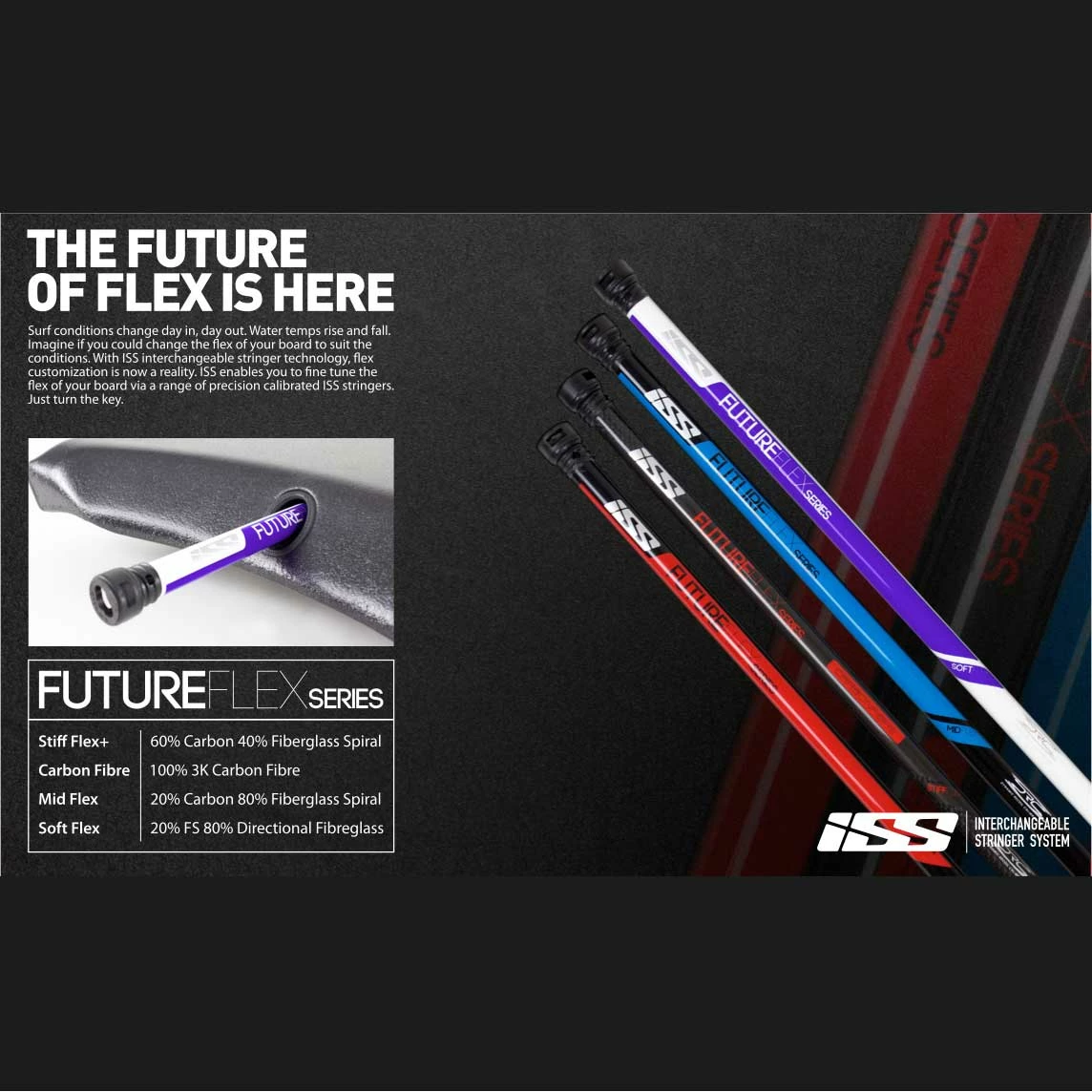 Stringer Iss Future Flex Future Flex ISS Carbon Fibre Stringer - Medium 4 Stringer Iss Future Flex Future Flex ISS Carbon Fibre Stringer - Medium – Image 2