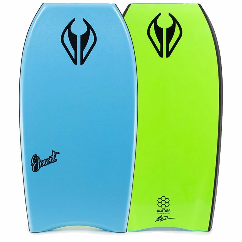 Pack Bodyboard NMD Element PE HD - Aqua / Fluro Green + Leash + Housse 3 Pack Bodyboard NMD Element PE HD - Aqua / Fluro Green + Leash + Housse